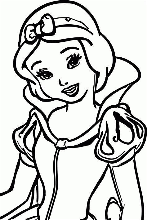 Printable Coloring Pages Disney Princess