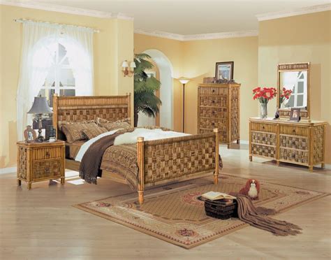 Rated 5.00 out of 5 $ 995.00 $ 748.00 B635 Tahiti all Natural Wicker and Rattan Bedroom Set from ...