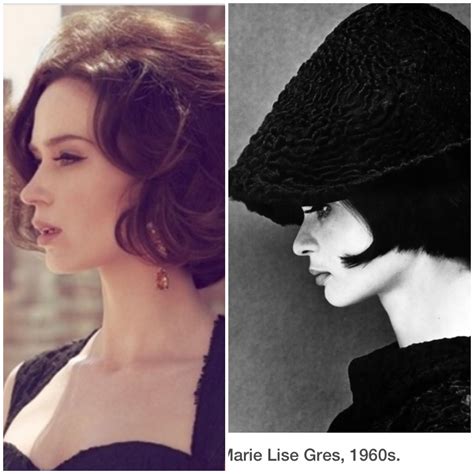 So Similar Emily Blunt And Model Marie Lise Gres From The 1960s