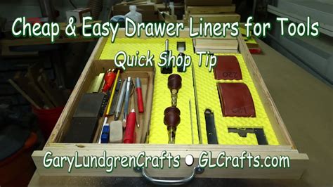 Cheap And Easy Tool Drawer Liners Ep2017 46 Youtube