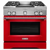 Red Electric Oven