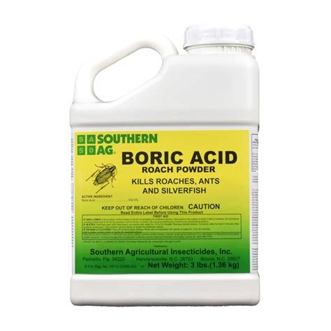 Boric Acid Roach Powder Southern Agricultural Insecticides Inc