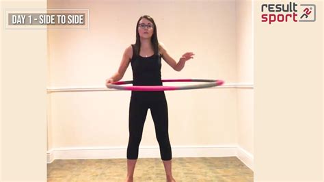 Day 1 Weighted Hula Hoop Training Side To Side Youtube
