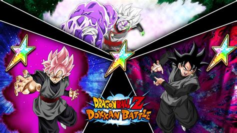 The Best Trio In Dokkan All Forms Of Goku Black 100 Potential
