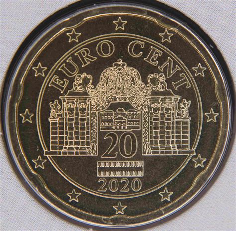 Österreich 20 Cent Münze 2020 Euro Muenzentv Der Online Euromünzen