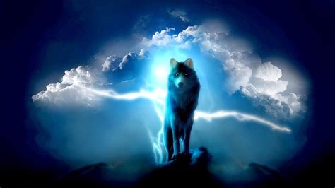 Blue Flame Wolf Wallpaper 75 Images