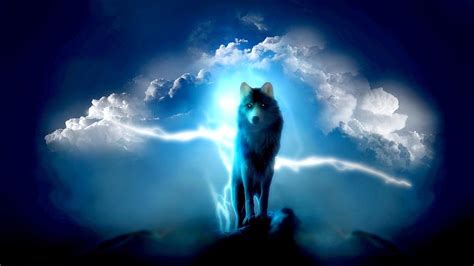 Hd wallpapers and background images Blue Flame Wolf Wallpaper (75+ images)