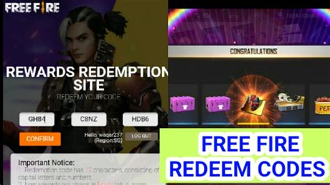 There are different kinds of rewards offered that users can collect through these codes. FREE FIRE REDEEM CODES 2020 || NEW REDEMPTION CODES IN ...