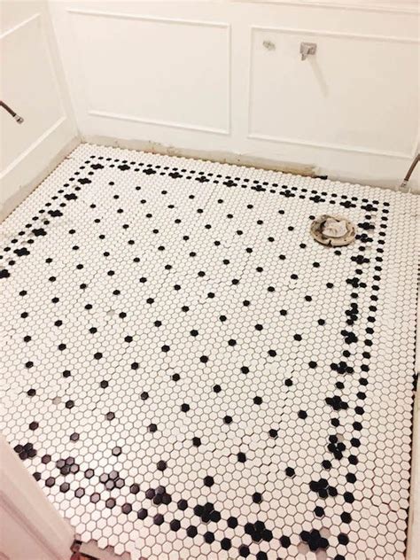 Installing Hex Tile Hex Tile White Hexagon Tile Bathroom Patterned