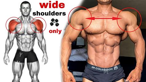 Wide Shoulders With Dumbbells Only💢shoulders Exercise Youtube
