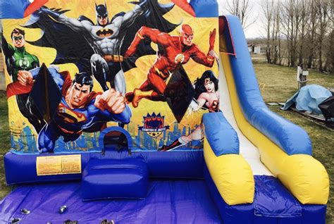 Justice League Bounce With Slide Bounce House Orlando