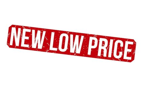 Premium Vector New Low Price Red Rubber Stamp Vector Design