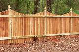 Pictures of Oak Wood Fencing