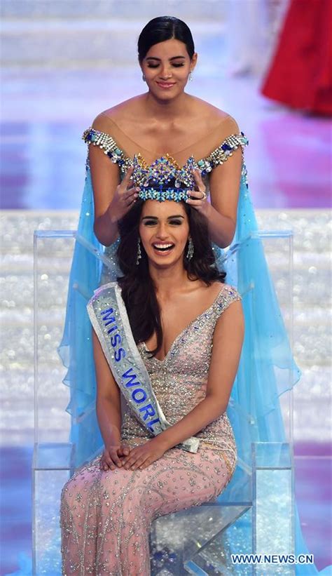 Indias Manushi Chhillar Wins Miss World 2017 Cn