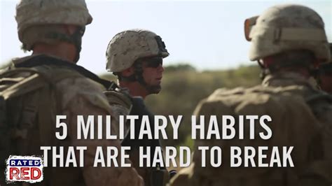 5 Military Habits That Are Hard To Break Youtube