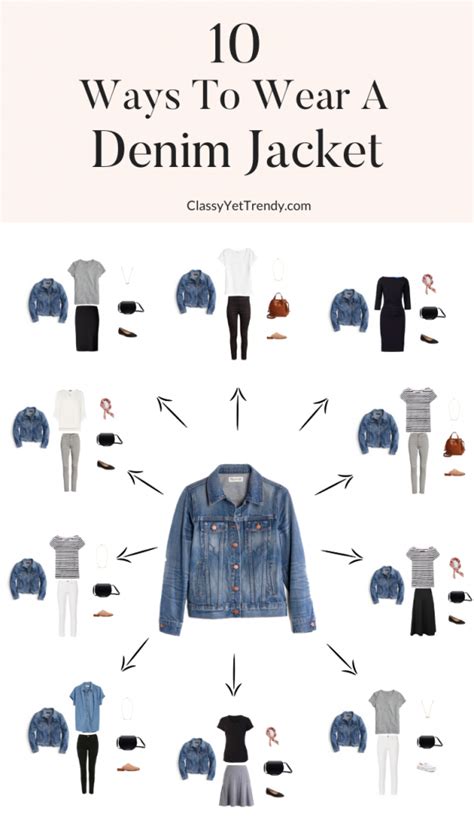 10 Ways To Wear A Denim Jacket Classy Yet Trendy Kembeo