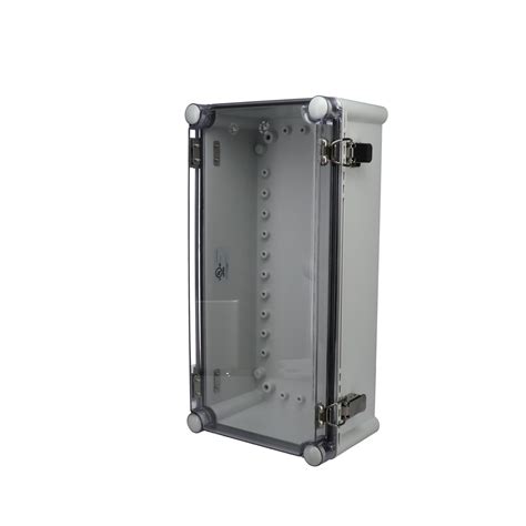 Fiberglass Box With Self Locking Latch And Clear Cover Pth 22448 C
