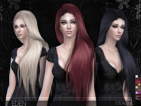 Sims 4 Hairs Stealthic Eden Hairstyle By Stealthic