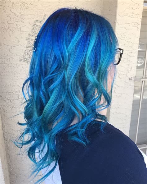 Mermaid Blue Hair Beauty Hair Color Hair Hair Creations