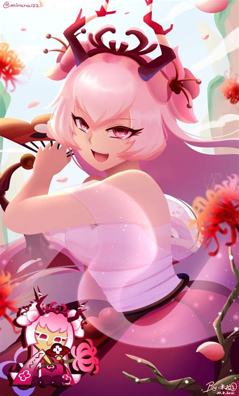 Cherry Blossom Cookie Red Equinox Image Zerochan Anime
