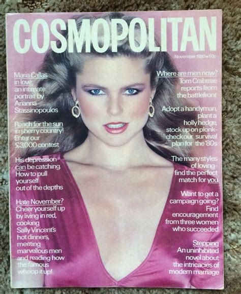 Cosmopolitan Magazine November 1980 Christie Brinkley Cover