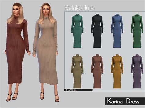 The Sims Resource Belaloallurekarina Dress Patreon