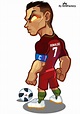 cristiano ronaldo mascot design | Football player drawing, Ronaldo ...