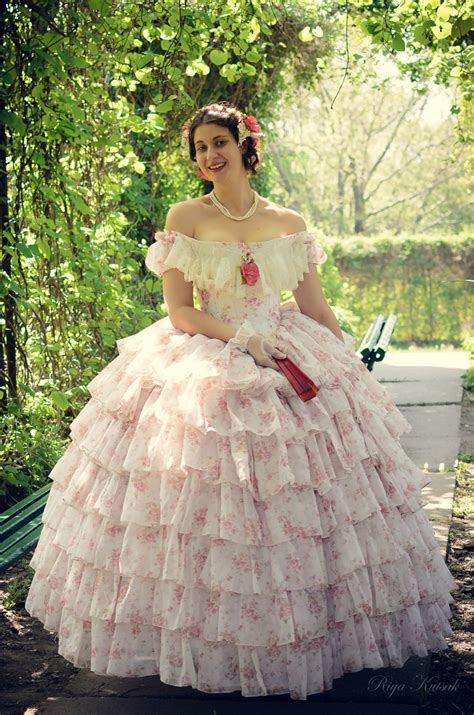 Victorian Crinoline Ball And Wedding Gown Etsy Victorian Ball Gowns