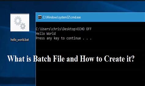 Windows 10 With Its Batch File What Is It And How To Create One