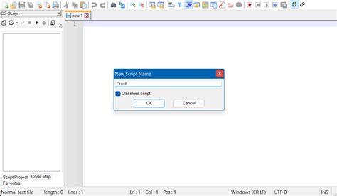 Creating A New Script Crashes Latest 64 Bit Notepad Release · Issue