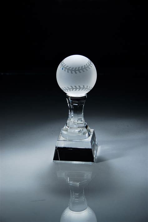 Crystal Baseball Trophy 3 X 8 Best Trophies And Awards