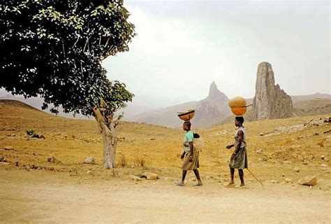 Fascinating Humanity Cameroon Mandara Mountains Scene Cameroon