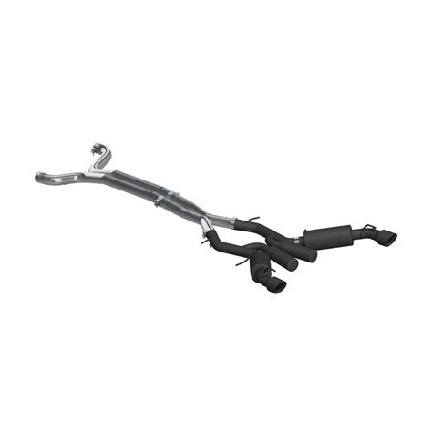 Mbrp 6 Speed Black Coated 3 Cat Back Exhaust System For 2016 2022