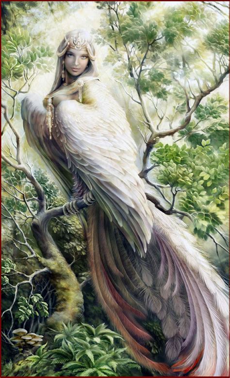 Gamayun Russian Folklore A Large Bird With The Head Of A Woman It