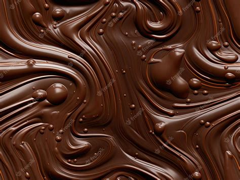 Premium Photo Seamless Pattern With Liquid Chocolate Texture