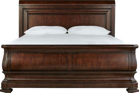 Reprise Classical Cherry King Sleigh Bed StopBedrooms