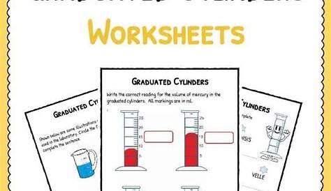 graduated cylinder worksheets