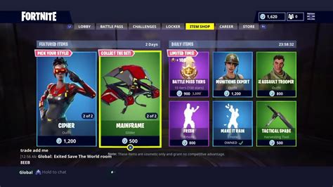 Cipher And Circuit Breaker Featured Item Shop Update In Fortnite 134