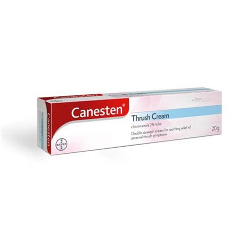 Canesten Thrush Cream Clotrimozole 2 20g Inish Pharmacy Ireland