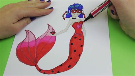 With the help of this simple drawing tutorial, doing so is easy. Miraculous Ladybug Mermaid How to Draw - YouTube