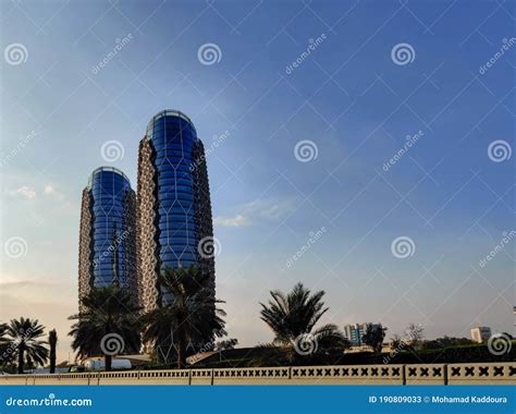 Unique And Modern Building Abu Dhabi City Famous And Iconic Landmarks