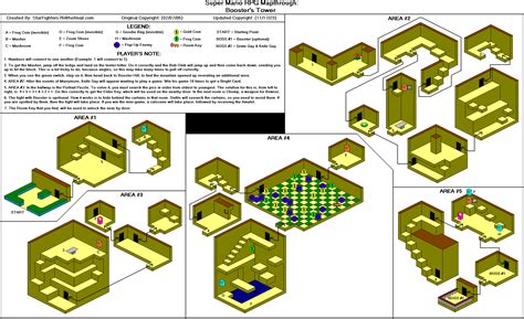 Super Mario Rpg Legend Of The Seven Stars Booster Tower Map Map For