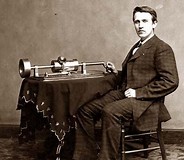 Image result for Thomas A. Edison announced the invention of his phonograph