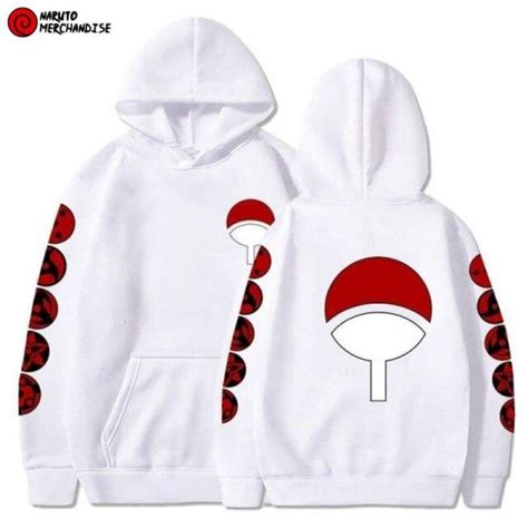 Uchiha Crest Hoodie Naruto Merchandise