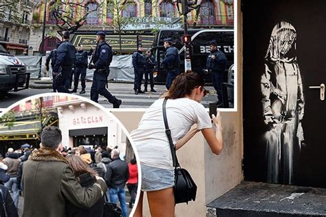 Banksy Bataclan Art Stolen Mural On Paris Terror Venue Taken Daily Star