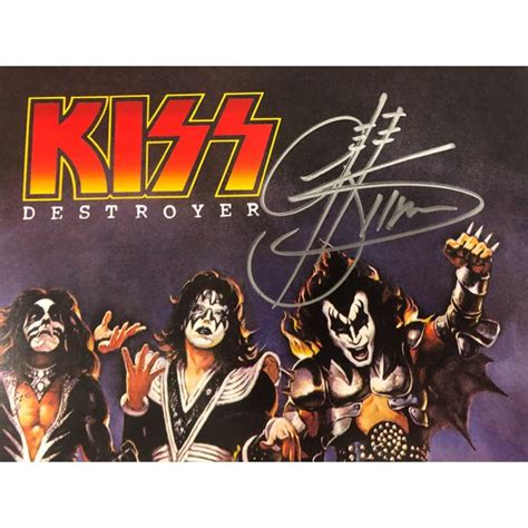 Music Kiss Destroyer Signed And Framed Album Cover 29198