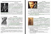 Biographies of Famous People (Past Simple)