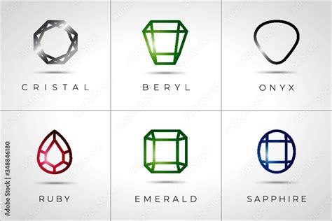 Premium Universal Gems Logo Abstract Elegant Gem Logo Icon Vector