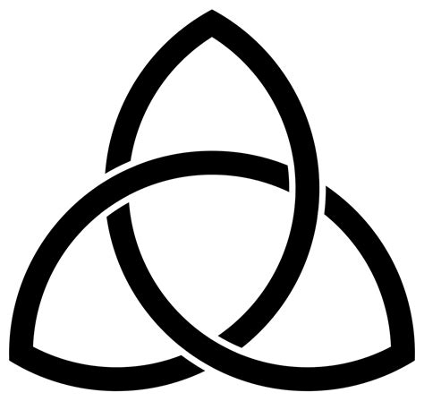 Celtic Knot Triquetra Symbol Celts Endless Knot Triangles Vector Png