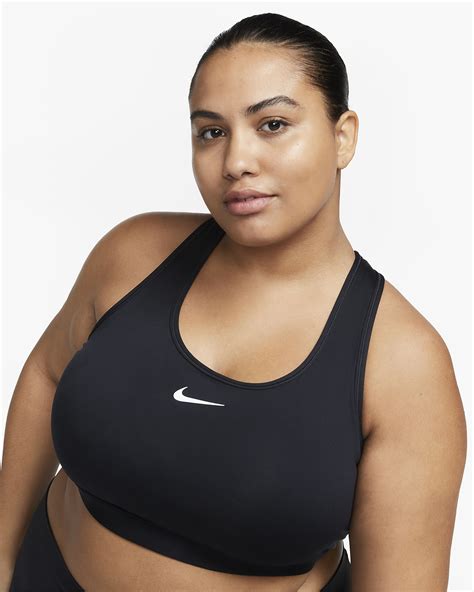 Nike Swoosh Medium Support Womens Padded Sports Bra Plus Size Nike Au